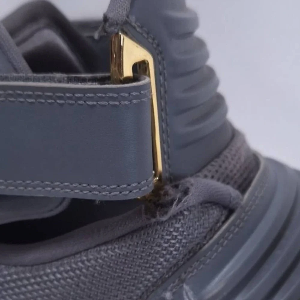 Air Jordan Generation 23 Grey Men‎ 11 Adjustable Strap Gold Jumpman AA1294‑004